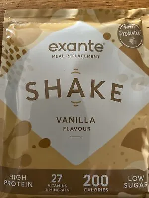 £16.99 • Buy Exante Low Sugar Vanilla Meal Replacement Shake X 10. ** NEW **
