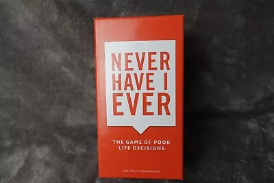 Never Have I Ever The Game Of Poor Life Decisions Game Card Party Card Game AU • $22.49