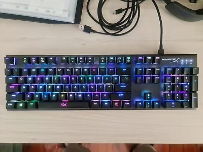 Hyper X Alloy Mechanical FPS RGB Gaming Keyboard • $30