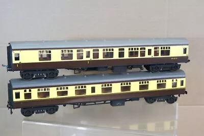 LIMA O GAUGE RE PAINTED RAKE Of 2 BR CHOCOLATE CREAM MK1 1st 2nd CLASS COACH Oi • £149.50