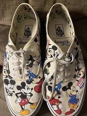Disney Vans Mickey Mouse 90th Birthday Unisex Mens Size 11 Shoes • $49.99