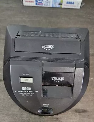 SEGA MEGA DRIVE MASTER SYSTEM CONVERTER - Power Base Converter Genesis Working • £49.99