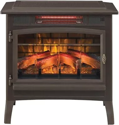 Duraflame Electric Infrared Quartz Fireplace Stove With 3D Flame Effect Bronze • $110