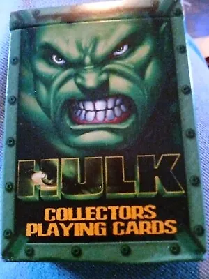 HULK Collector PLAYING CARDS   New / Sealed    Marvel • £3.50