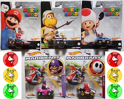 Nintendo Super Mario Kart - Pick And Choose - Hot Wheels Diecast Figs And Karts • $13.61
