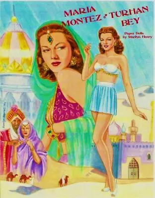 Vintage Uncut Maria Montez & Turhan Bey Paper Dolls~#1 Reproduction~very Rare! • $18.99