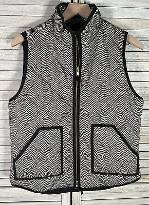 J.Crew Herringbone Excursion Women's M Quilted Vest  • $23.99