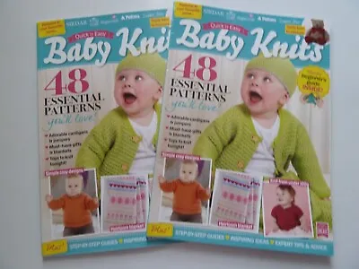 Quick & Easy Baby Knits Issue  2 - Magazine - Blanket - Toys - Sweater • £5.99
