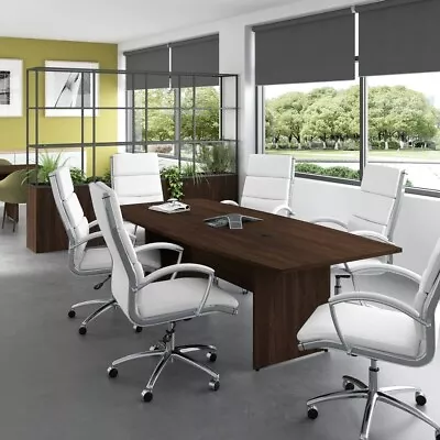 96x42 Office Conference Table Meeting Room Wood Finish Modern Rectangle Large • $591.55