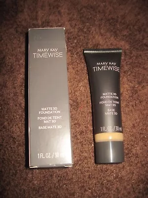 One MARY KAY TimeWise Matte 3D Foundation  IVORY C 110 Tube 1 FL. Oz. • $18