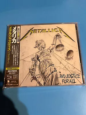 Metallica - ...AND JUSTICE FOR ALL - SHM-CD JAPAN EDITION RELEASE 2018 UICR-1144 • $38.99