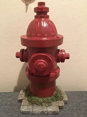 $62.99 • Buy 14  Scaled Replica First Modern Fire Hydrant Firefighter Antiqued Red Statue