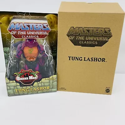 Mattel Masters Of The Universe He-Man Tung Lashor Figure Sealed  Motu CLASSICS • $105