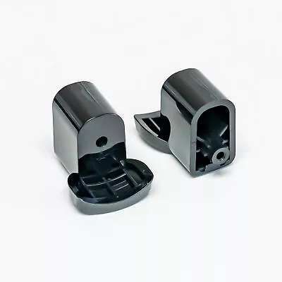 2 PACK Of WB06X10939 For GE Microwave Door Handle Bracket End Cap Support Black • $16