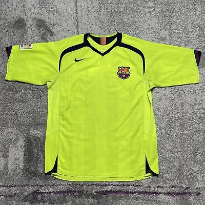 Nike FC Barcelona Deco Soccer Football Jersey Alternate Kit Mens XL • $60