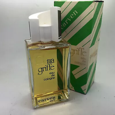 £96.91 • Buy VINTAGE 1970's Carven Ma Griffe Eau De Cologne 8oz Splash