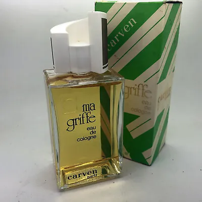 VINTAGE 1970's Carven Ma Griffe Eau De Cologne 8oz Splash • £96.41