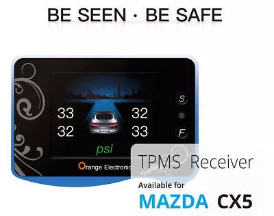 Orange Electronic TPMS Mazda CX5/CX9 2017-2021 Tire Pressure By Location Display • $109