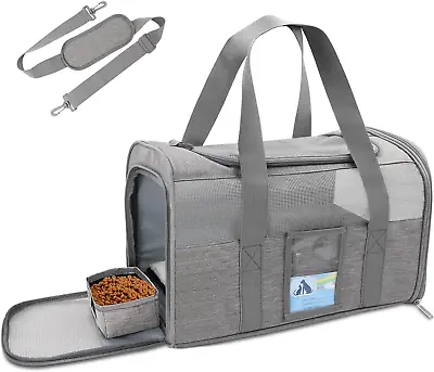 Pet Carrier Airline Approved Cat Carriers For Medium Cats Small Cats Soft Dog  • $25.96