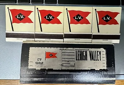 Vintage Lehigh Vally Railroad Matchbooks & Sleeve Matches • $24.99