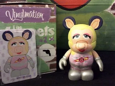 DISNEY Vinylmation 3  Park Set 2 Muppets Miss Piggy Pigs Space W Box Foil & Card • $6.49