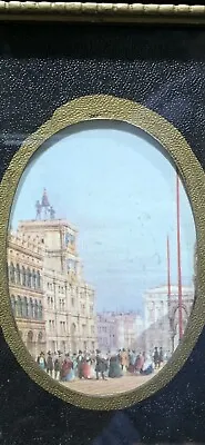 Pair Of Framed St. Mark’s Square Venice Italy Prints. Victorian Dress. Beautiful • $18.90
