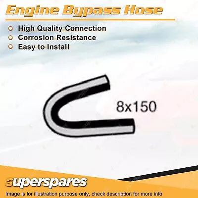 1 X Engine Bypass Hose 8 X 150mm For Mazda E2000 2.0L 4 Cyl SOHC 8V 1984-1998 • $33.95