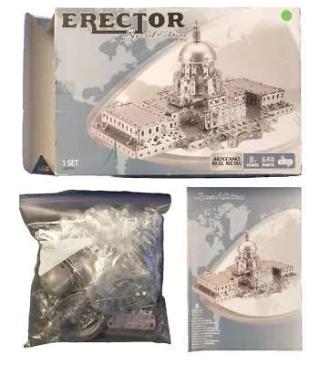 Erector US Capital Hill Building -Over 2 Lbs In Pieces- SOME MISSING Incomplete • $0.99