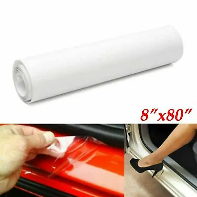 Clear Film Headlight Bumper Hood Door Sill Edge Paint Protection Vinyl 8 X80  • $8.88