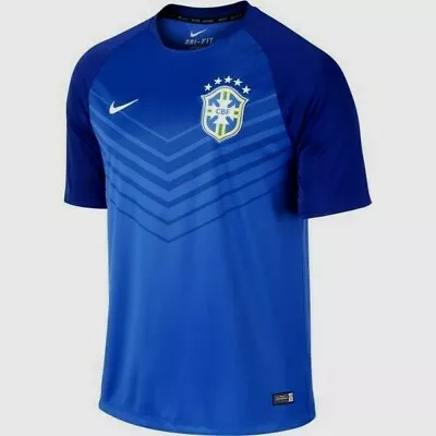 Men's Nike Brazil Brasil National 2014/2015 Football Soccer Shirt Jersey Size Xl • $35.99