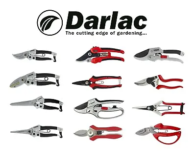 DARLAC Garden Hand Tools - SecateursSnipsPruners & Accessories Expert Quality • £8.99