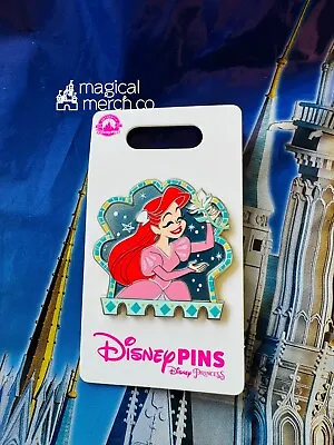 2024 Disney Parks The Little Mermaid Princess Ariel Pink Dress OE Pin • $21.95