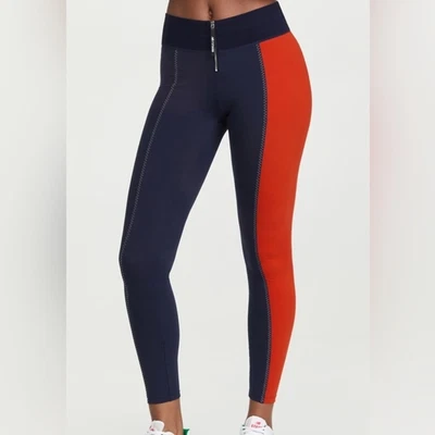 $78 • Buy STAUD X New Balance Red & Blue Sleek Leggings