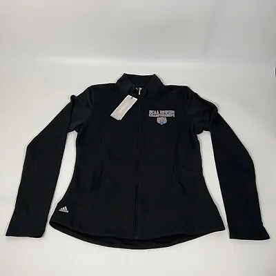 UCLA Bruins Womens Jacket Large Black Adidas Golf Thumb Hole NCAA Rowing  NWT • $39.98