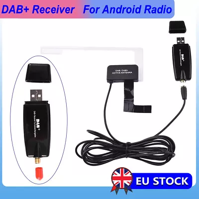 DAB DAB+ Digital Radio Adapter Receiver Audio Broadcasting For USB Speaker • £24.83