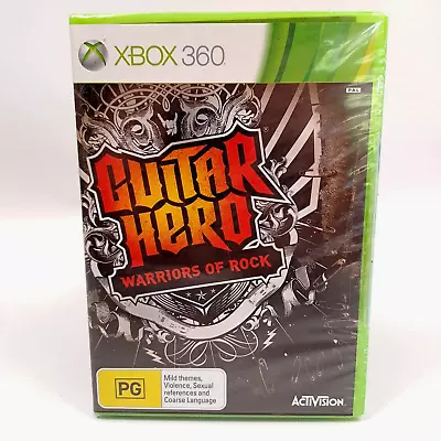 Guitar Hero Warriors Of Rock (XBox 360 PAL) Music Game W/ Manual - New & Sealed • $64.99