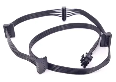 PCI-E 6Pin 1 Male To 4 SATA Modular Power Supply Cable For CORSAIR RM850 RM1000 • $9.99