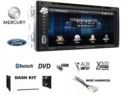 FORD MERCURY TOUCHSCREEN Bluetooth CD DVD USB Radio Stereo Double Din Dash Kit • $174.99