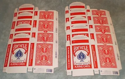 12 Bicycle Playing Card Boxes - 9 Red & 3 Blue - Poker Size - Magic Prop. • $14.98