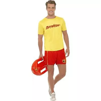 Smiffy's Men's Baywatch Beach Lifeguard Fancy Dress Costume • £28.49