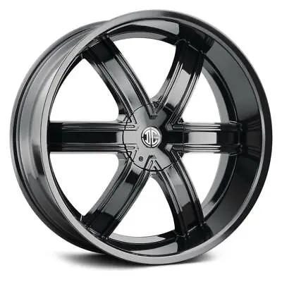 24 Inch 24x10 2CRAVE BK No44 Glossy Black Wheels Rims 6x135 +15 • $1900.10