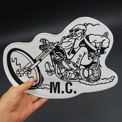 Mongols Nomad MC Large Embroidery Punk Biker Middle Patch Sticker For Clothing • $15.50