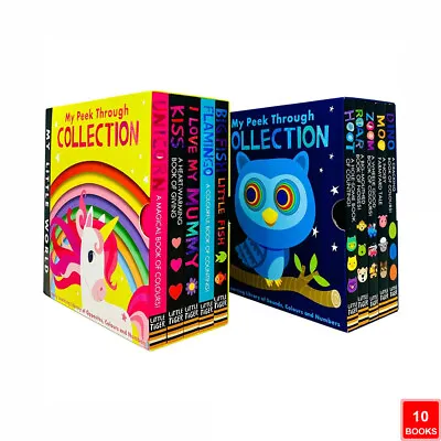 My Little World Series My Peek Through Collection 10 Books Box Set Dino Moo  • $51.50