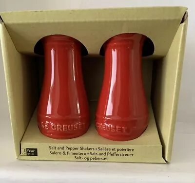 Le Creuset Salt And Pepper Shakers - Red (BNIB) • £29.99