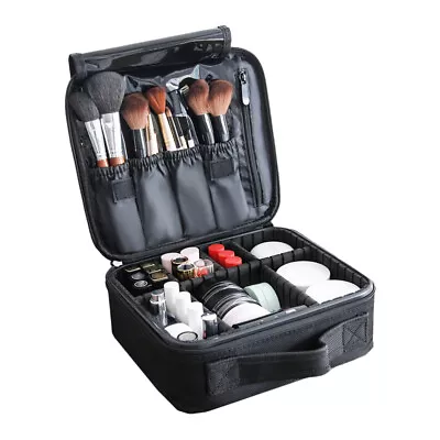 Large Beauty Make Up Nail Tech Cosmetic Box Artist Vanity Case Storage Bag Salon • £20.95