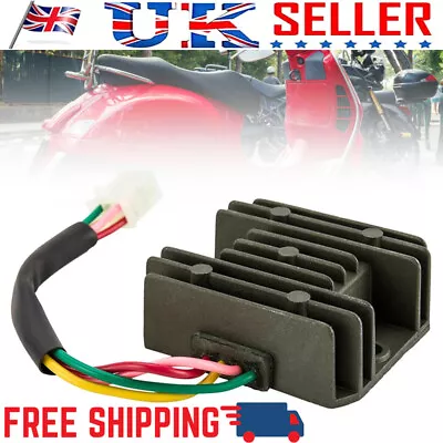 12V 4-Wire Voltage Regulator Rectifier For GY6 50cc 150cc 250cc Dirt Bike ATV UK • £8.51