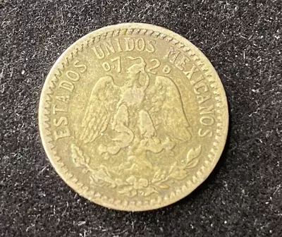 1925 Mexico 20 Centavos 0.7200 Silver ASW 0.0772 Oz Free Shipping • $14