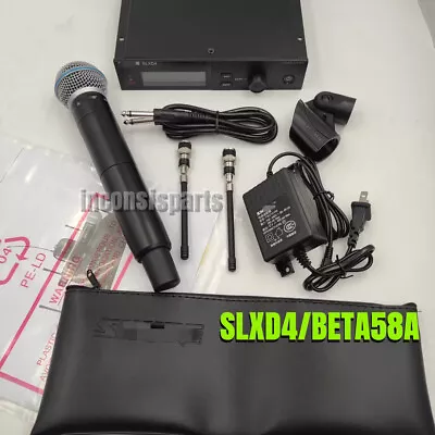 Handheld Wireless Vocal System W/ BETA58 Microphones Express SLXD4/Beta58A • $299