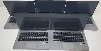 Lot Of 5 HP EliteBook 1030 G1 Intel Core M5-6Y57/m5-6Y54 1.10GHz 13.3  8GB RAM • $19.99