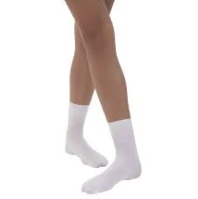 Ballet / Twirlers / Cheerleading Socks White Child’s  Size 6 / 8.5 • £1.50